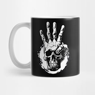 Skull Hand Rise Mug